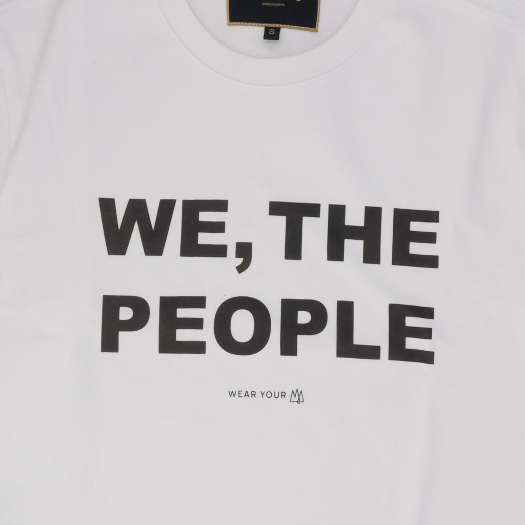 WE THE PEOPLE T-SHIRT, WHITE
