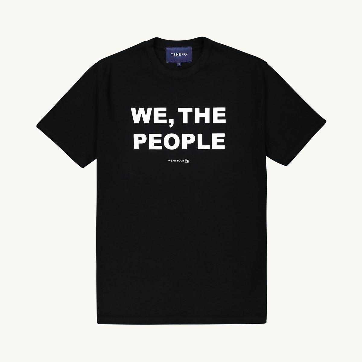 WE THE PEOPLE T-SHIRT, BLACK
