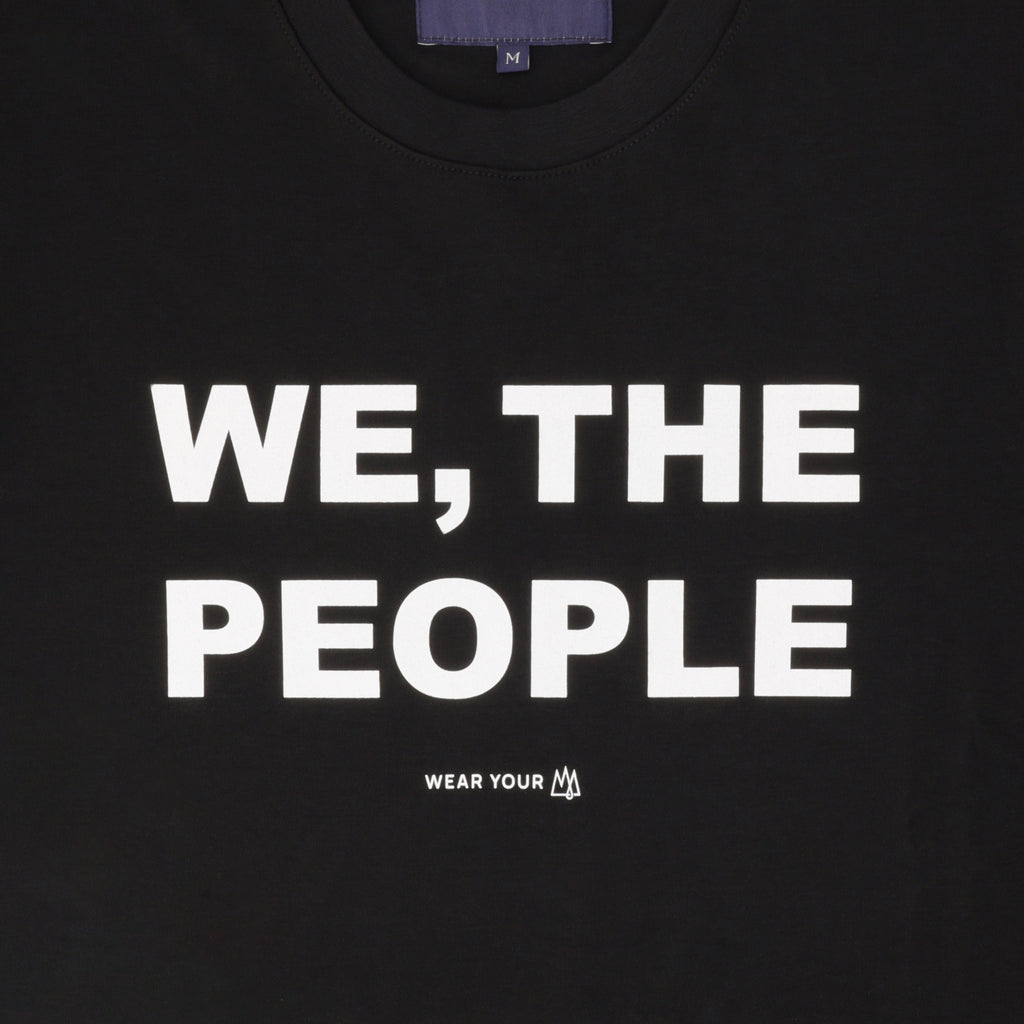 WE THE PEOPLE T-SHIRT, BLACK