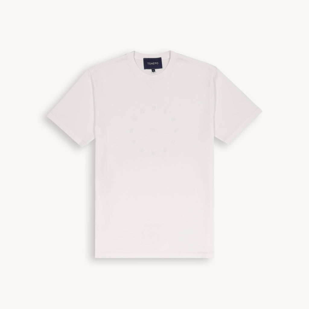 CROWN ROTATION WHITE T-SHIRT