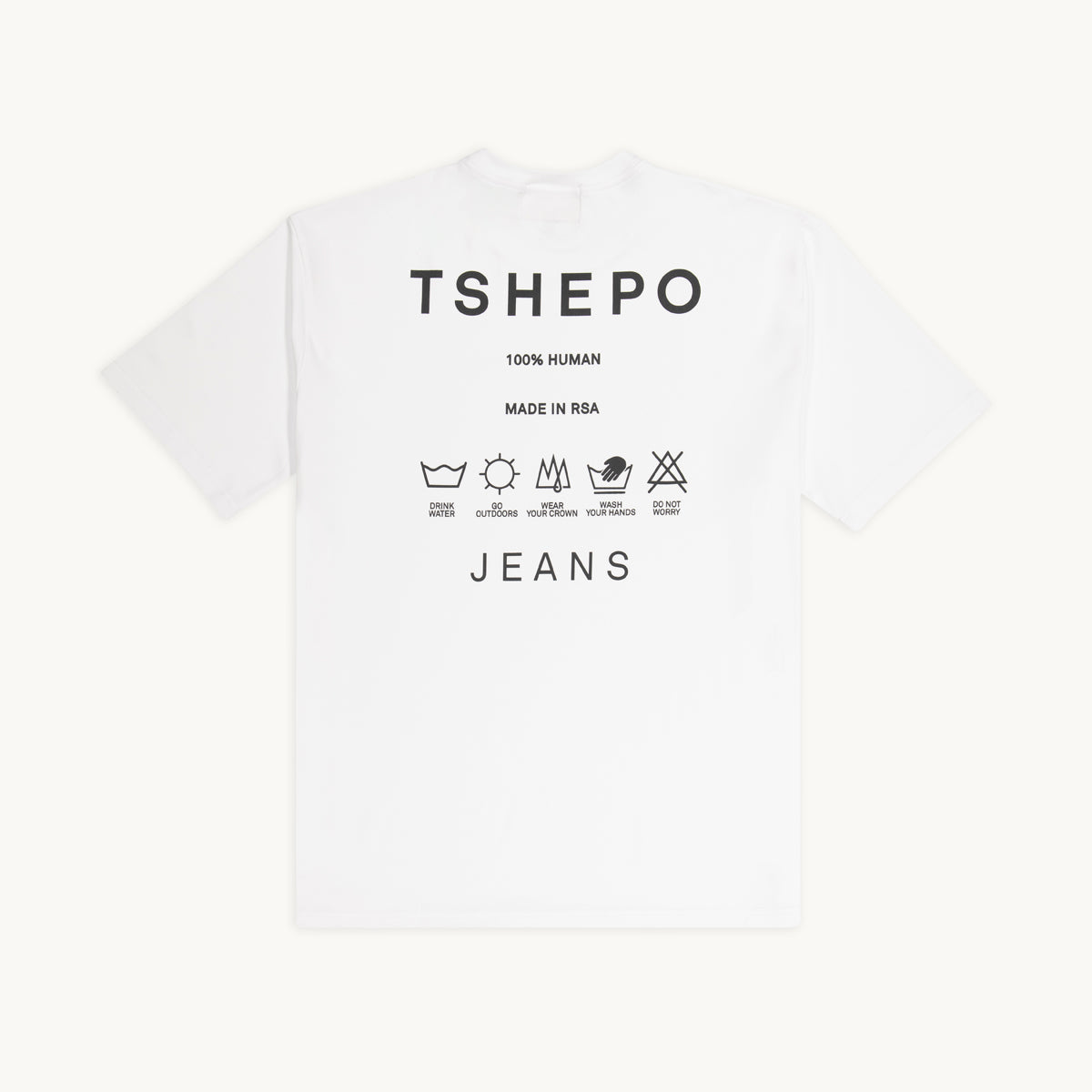 SELF-CARE T-SHIRT, WHITE