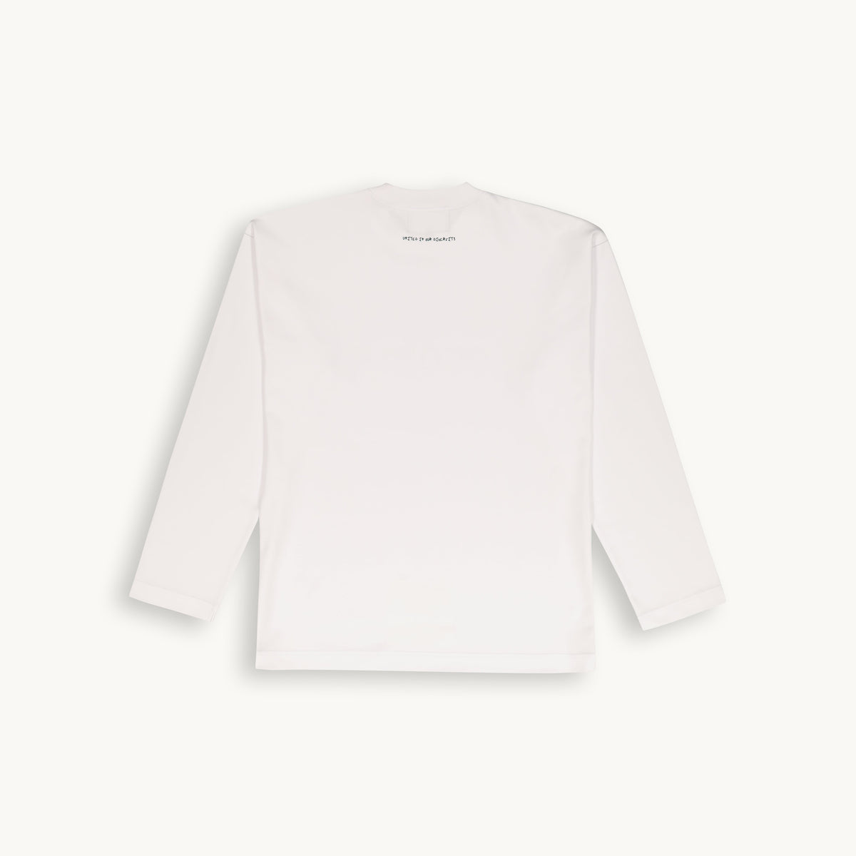 WE, THE PEOPLE LONG SLEEVE T-SHIRT - WHITE