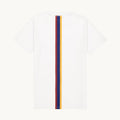 FLAG STRIPE WHITE T-SHIRT