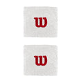 Wilson W Wristbands 2 pack – White