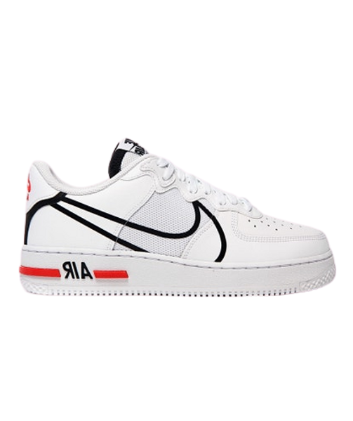 Nike Air Force 1 React White/Red/Black