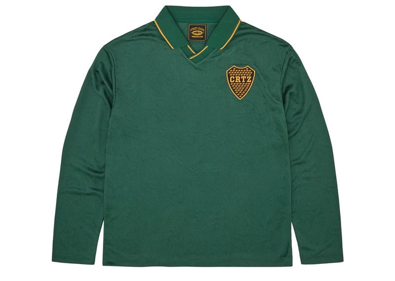 Corteiz Boca Senior Long Sleeve Jersey Forest Green