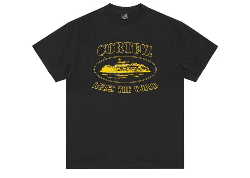 Corteiz OG Alcatraz Tee Black