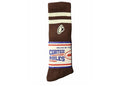 Corteiz Patch Socks Brown/White