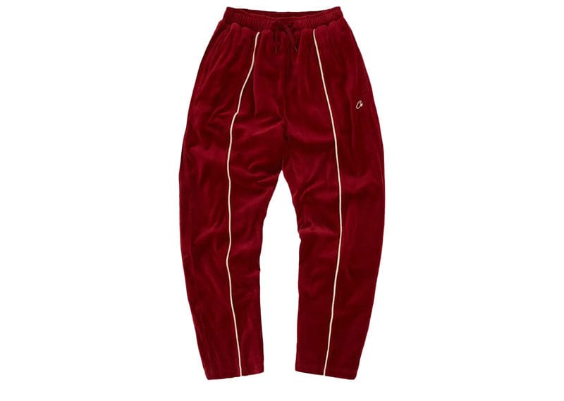 Corteiz VVS Uptown Pant Burgundy