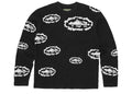 Corteiz x Denim Tears Island Wreath Waffle Thermal Black