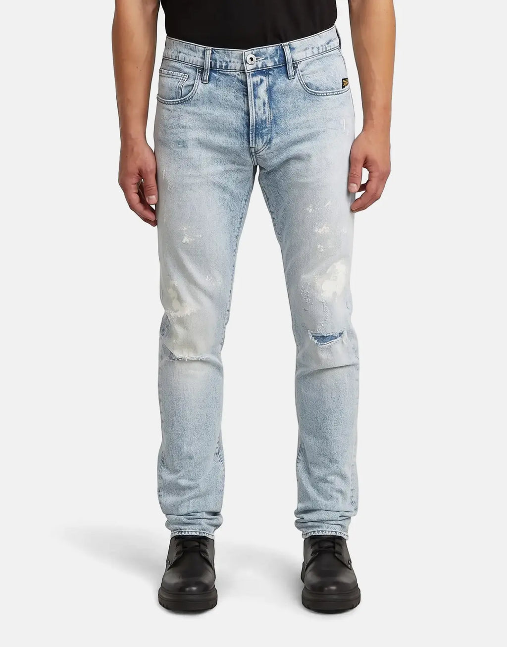 G-Star RAW 3301 Slim Sun Faded Paint Blue