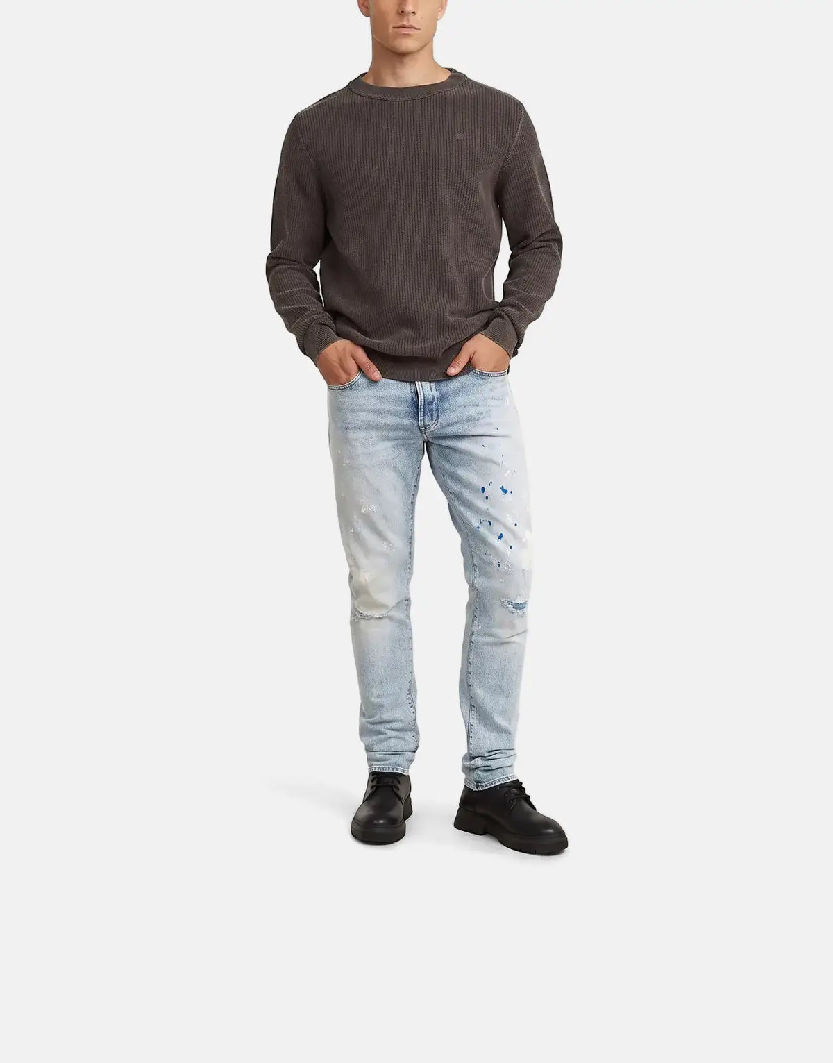 G-Star RAW 3301 Slim Sun Faded Paint Blue
