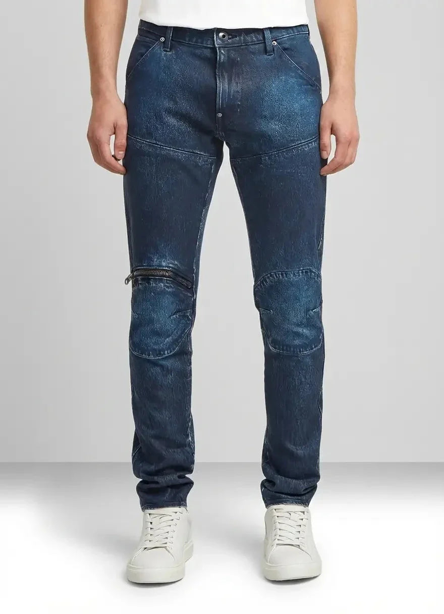 G-Star RAW 5620 3D Zip Knee Faded Cerulean Skinny Jeans