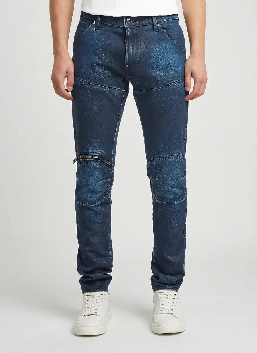 G-Star RAW 5620 3D Zip Knee Faded Cerulean Skinny Jeans
