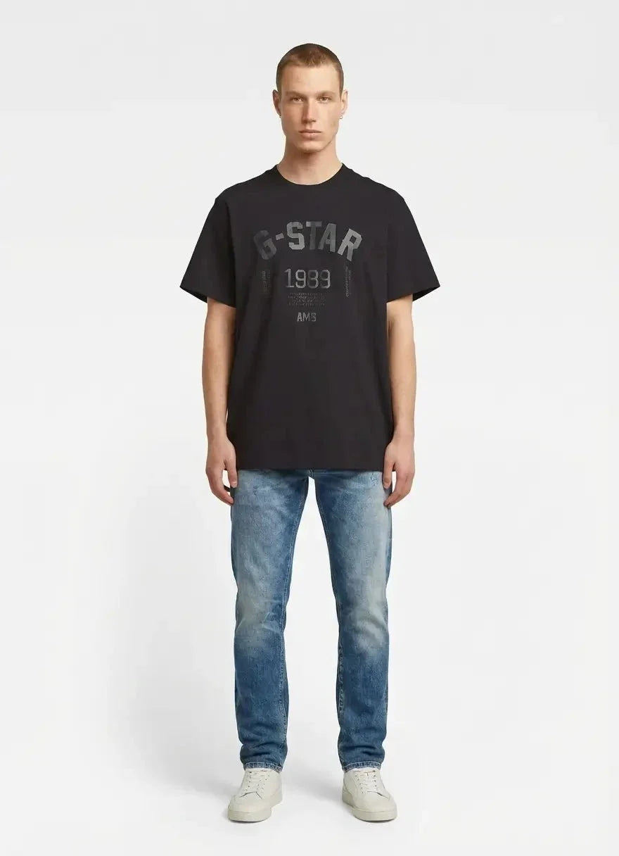 G-Star RAW 89 Back Loose Black Graphic T-Shirt