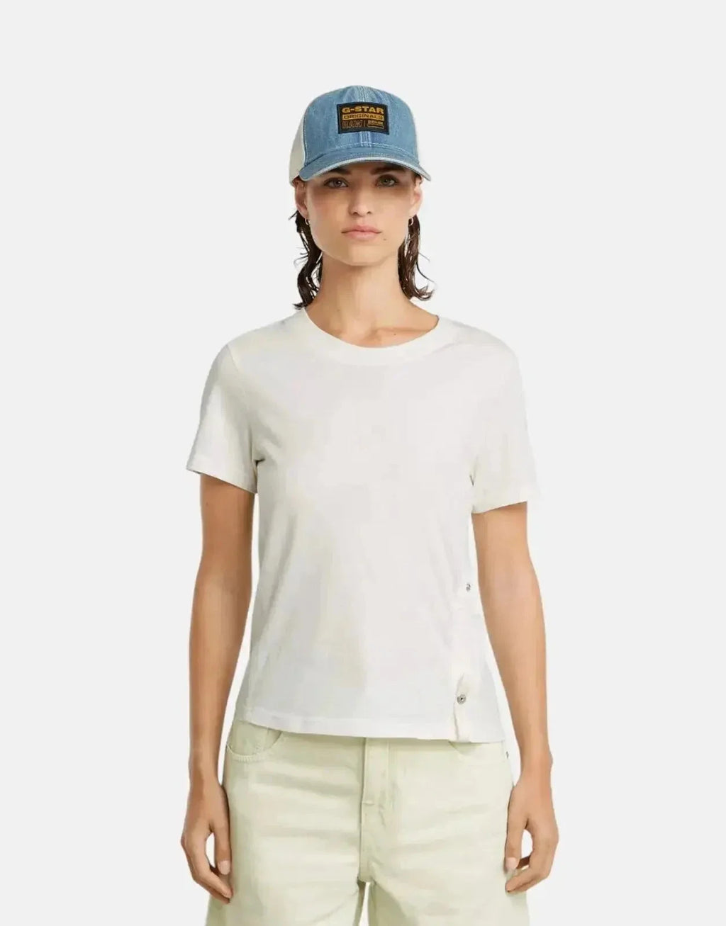 G-Star RAW Adjustable Slim T-Shirt White