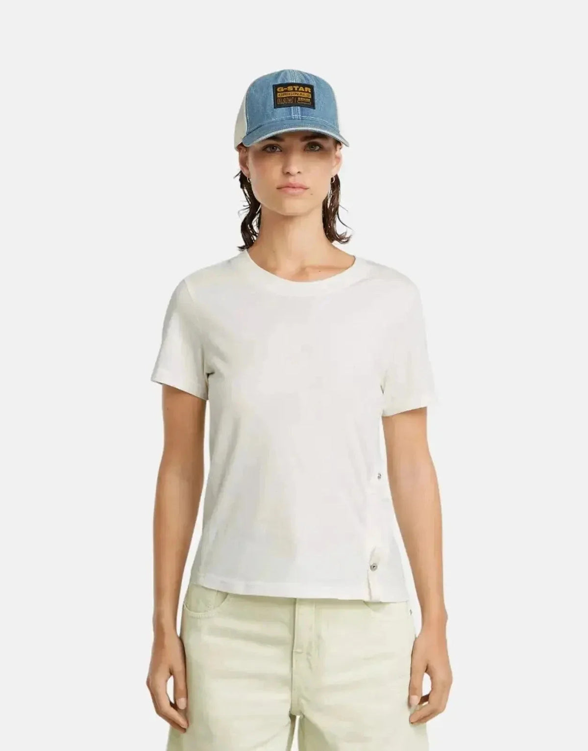 G-Star RAW Adjustable Slim T-Shirt White