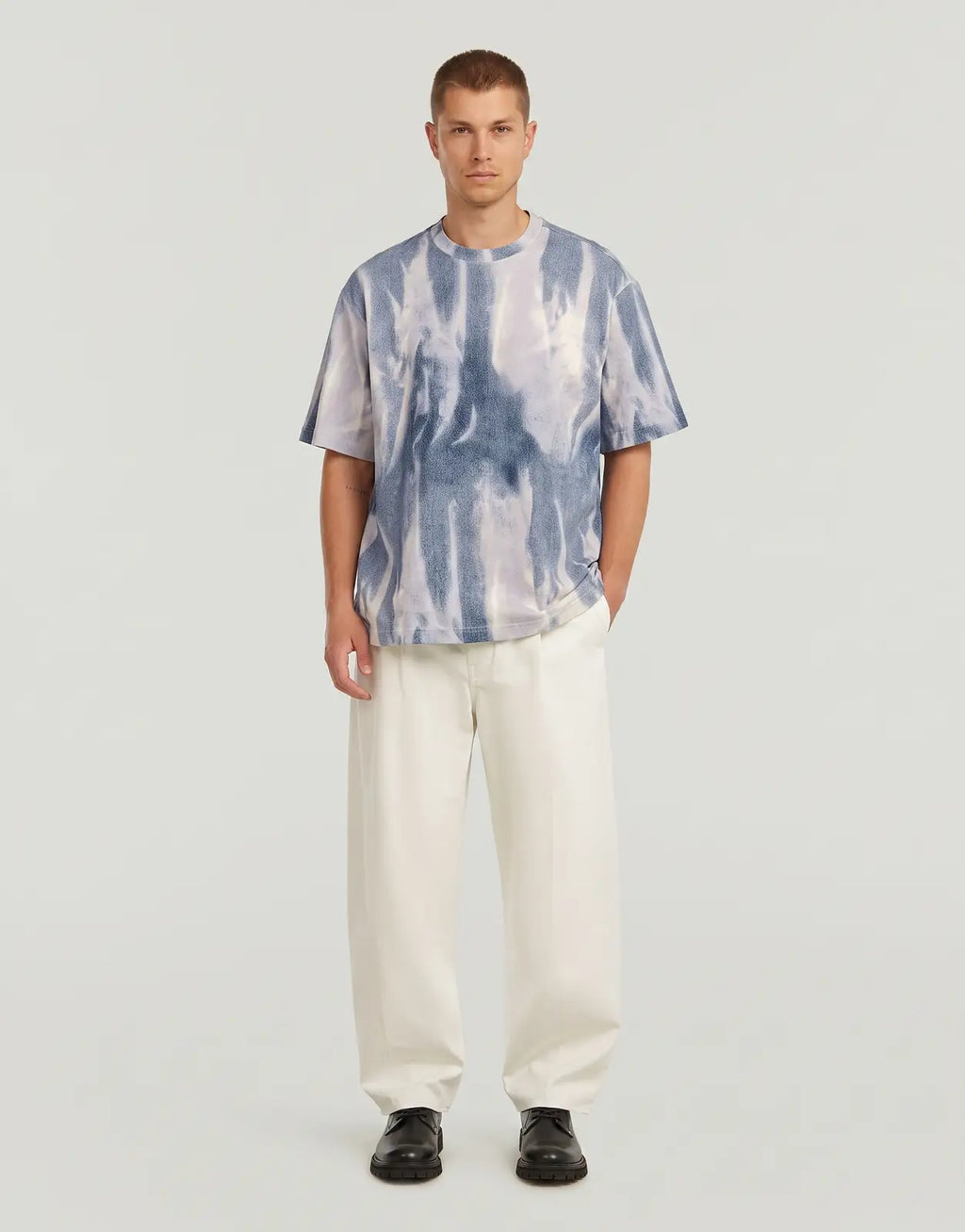 G-Star RAW All Over Loose Denim Flame T-Shirt