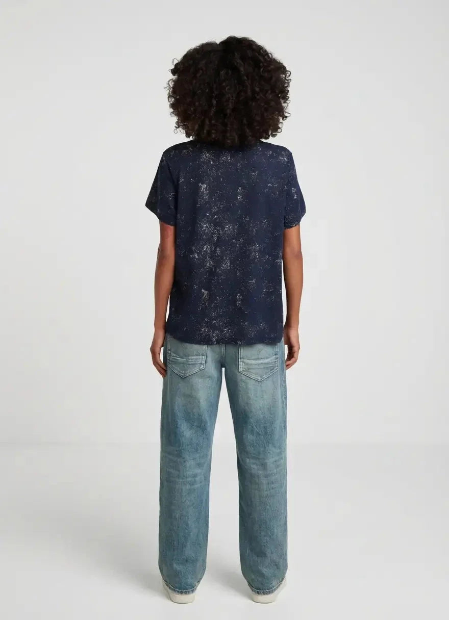 G-Star RAW All Over Print Salute Wave Spray T-Shirt