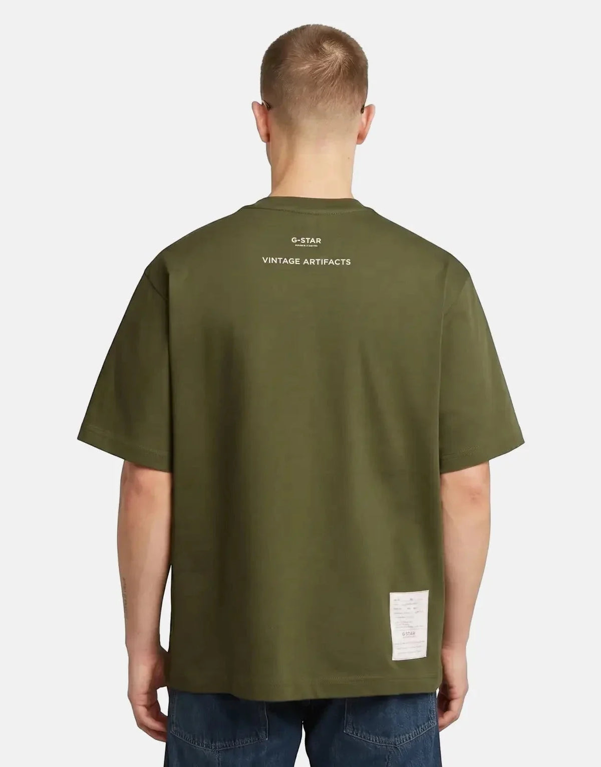 G-Star RAW Artifacts Boxy Shadow Olive T-Shirt