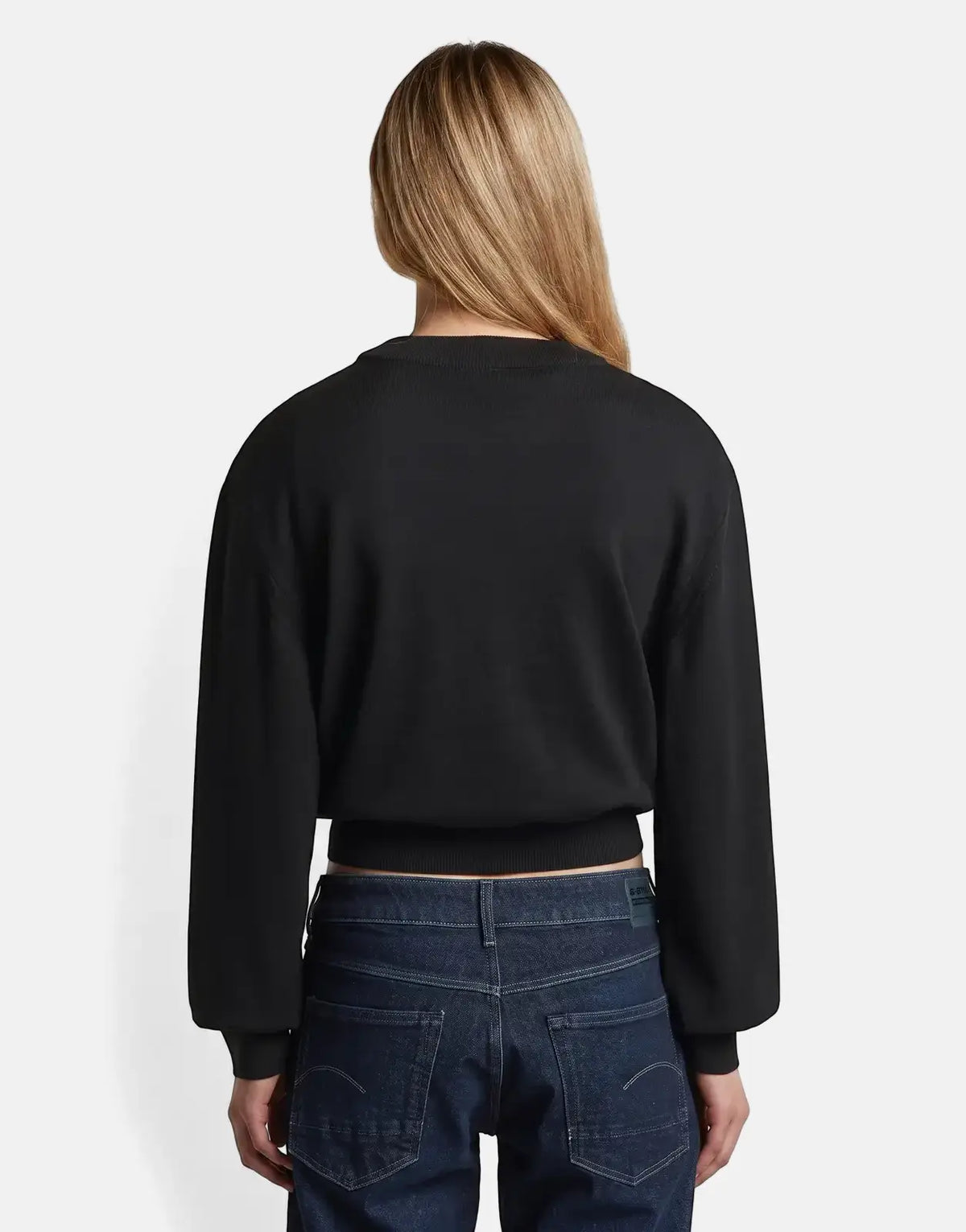 G-Star RAW Boxy Knit Dk Black