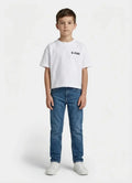 G-Star RAW Boys Cropped Relaxed White T-Shirt