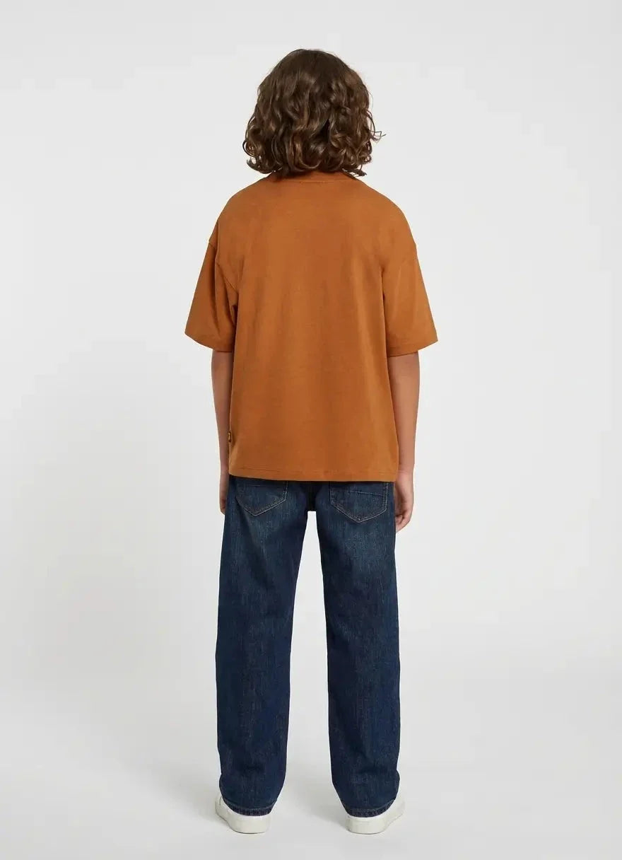 G-Star RAW Boys Mocha Bisque Boxy T-Shirt