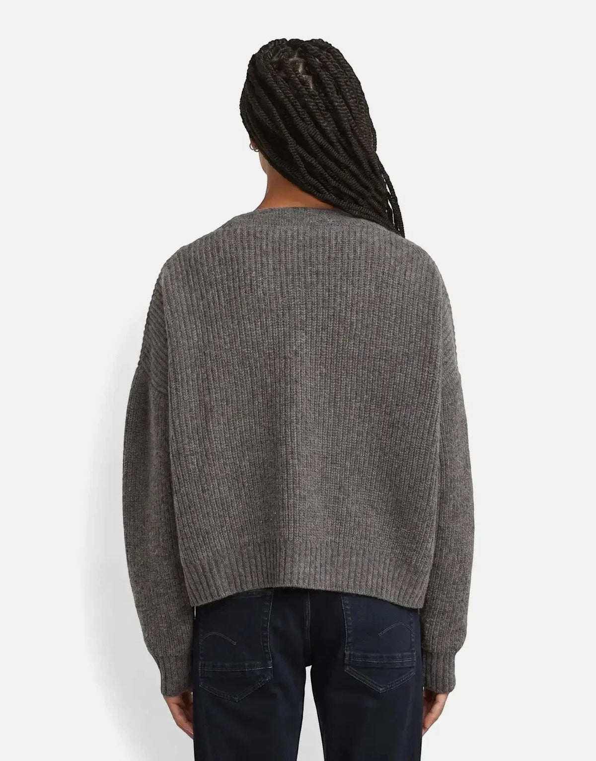G-Star RAW Cable Cropped Cardi Granite knitwear