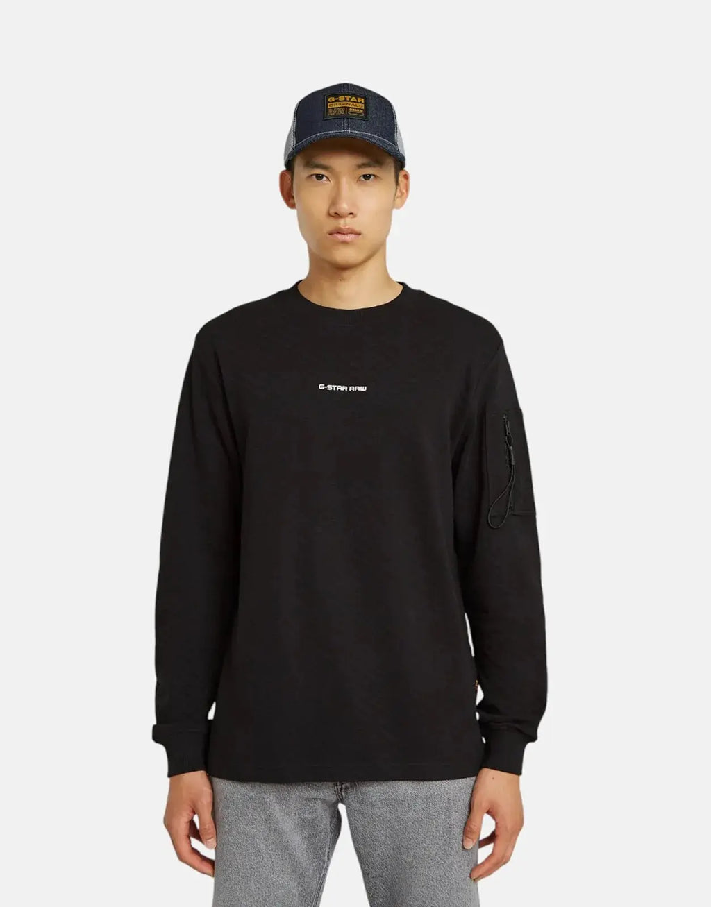G-Star RAW Checquard Pocket Tweeter Black T-Shirt