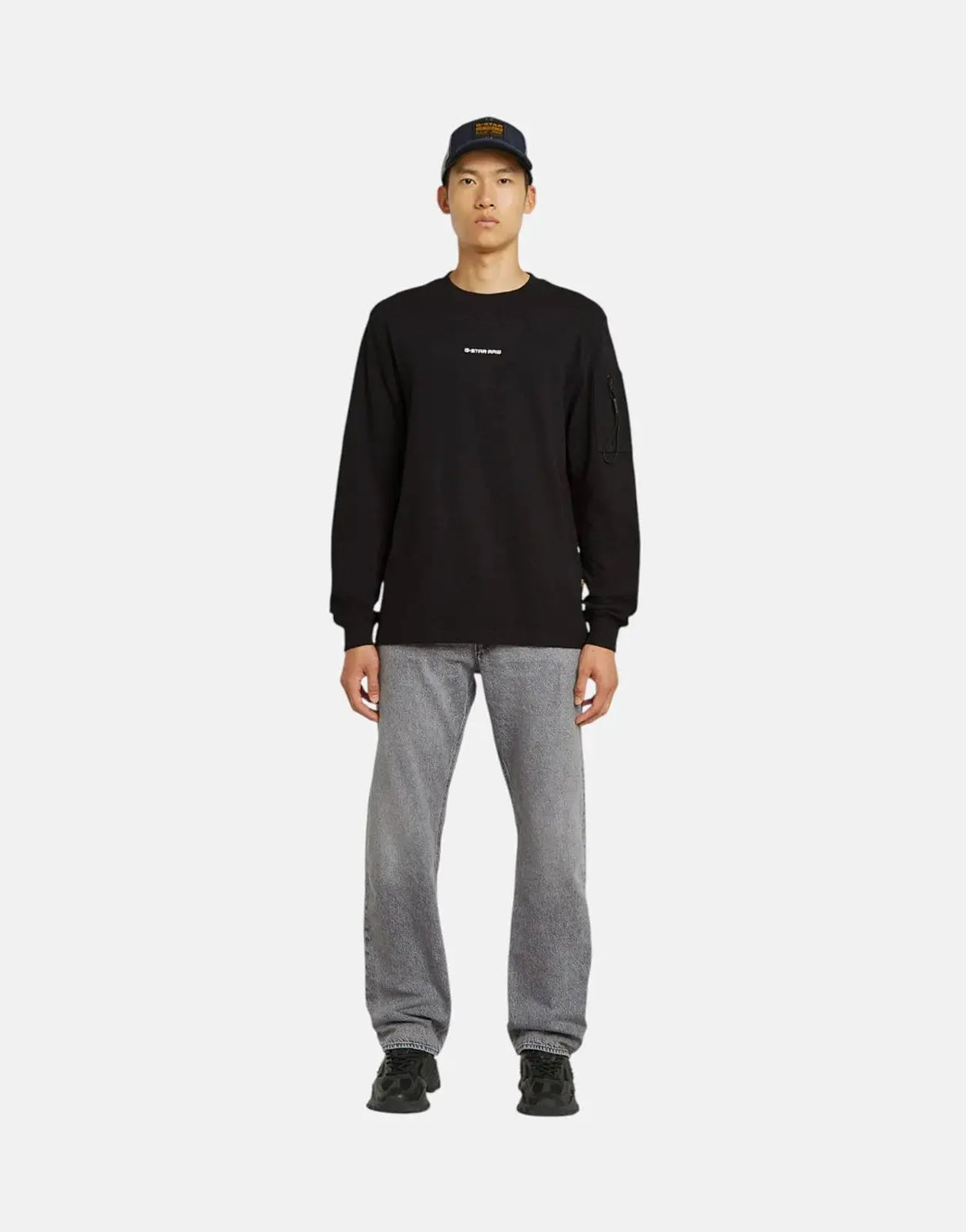 G-Star RAW Checquard Pocket Tweeter Black T-Shirt