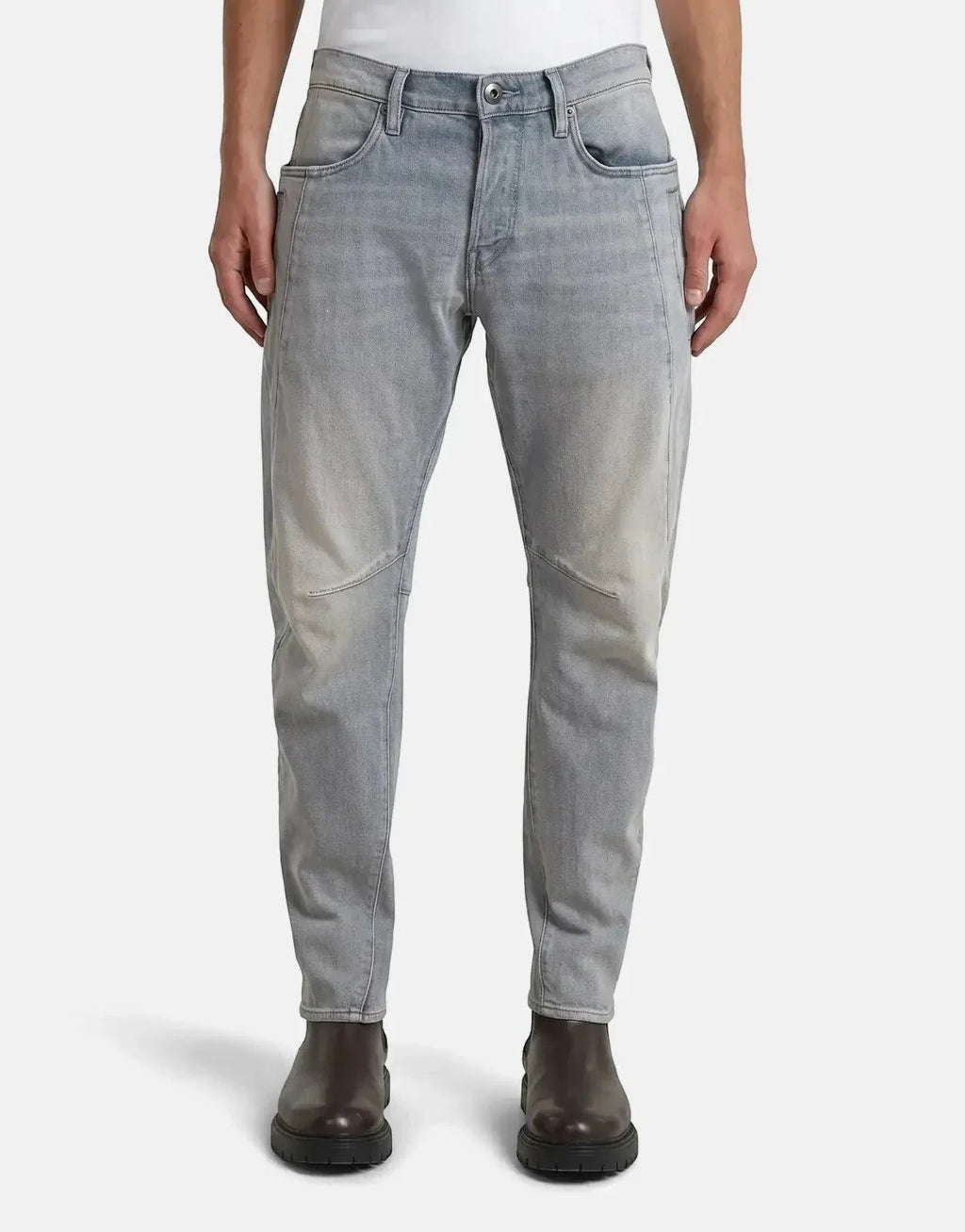 G-Star RAW Contor 3D Slim Faded Mechanical Grey Jeans