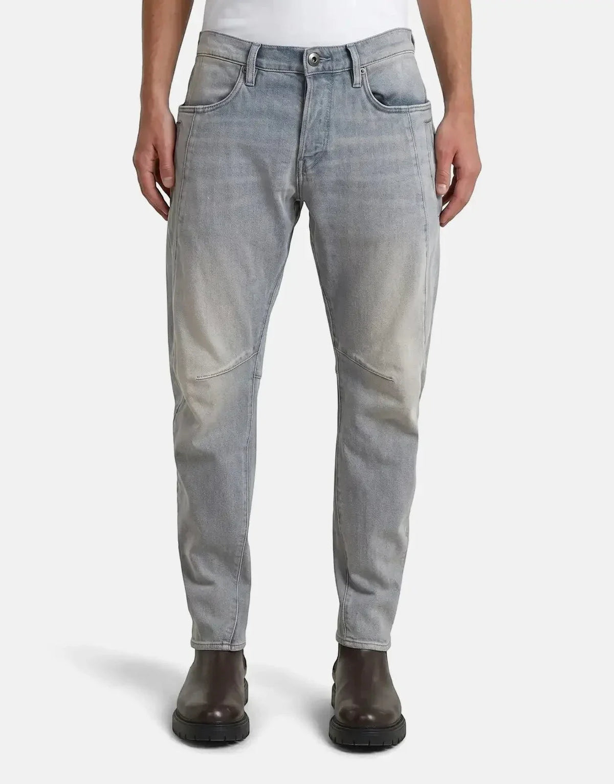 G-Star RAW Contor 3D Slim Faded Mechanical Grey Jeans