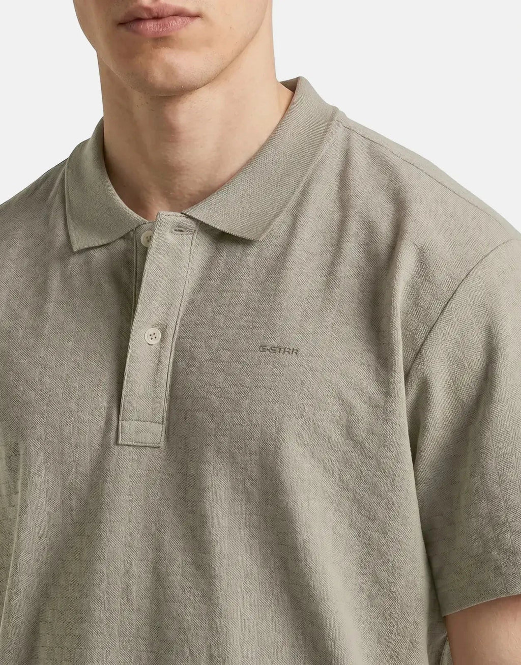 G-Star RAW Core Regular Jacquard Elephant Skin Polo Shirt
