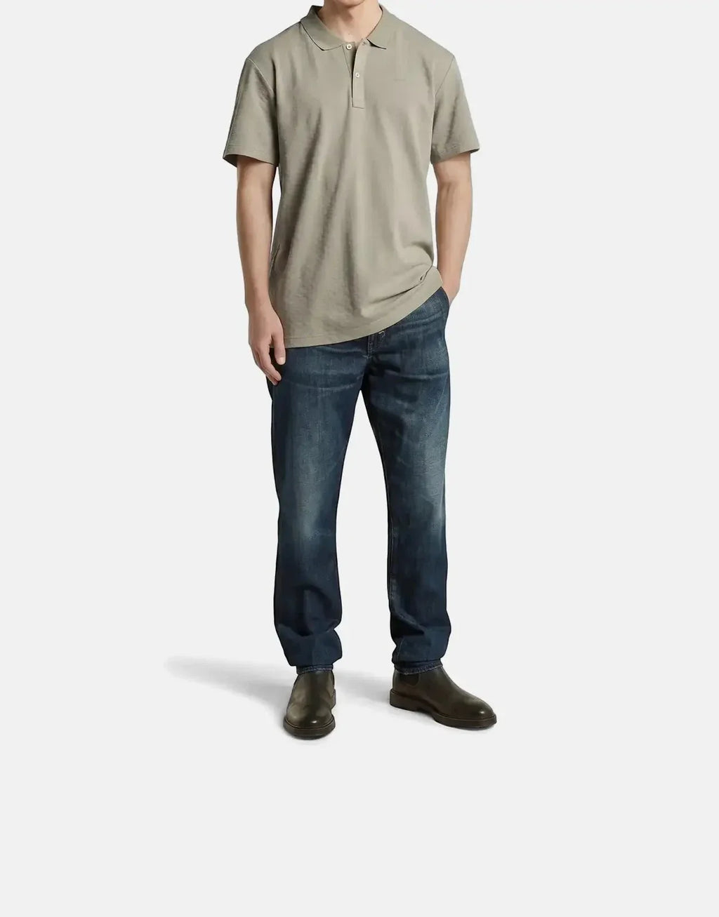 G-Star RAW Core Regular Jacquard Elephant Skin Polo Shirt