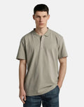 G-Star RAW Core Regular Jacquard Elephant Skin Polo Shirt
