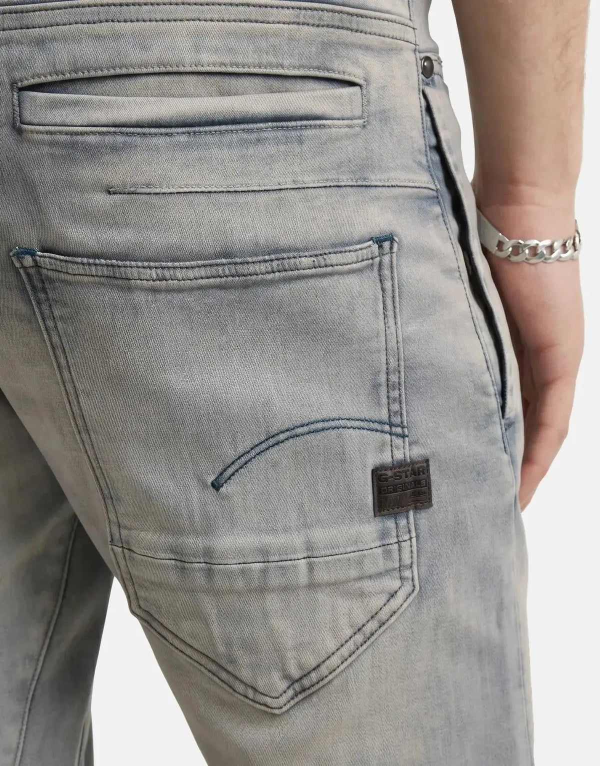 G-Star RAW D-Staq 3D Slim Antic Faded Radium Jeans