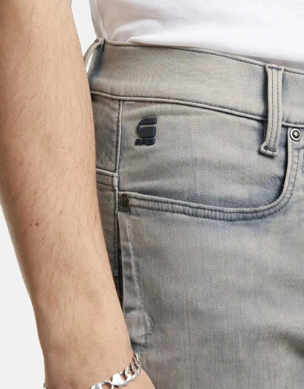 G-Star RAW D-Staq 3D Slim Antic Faded Radium Jeans