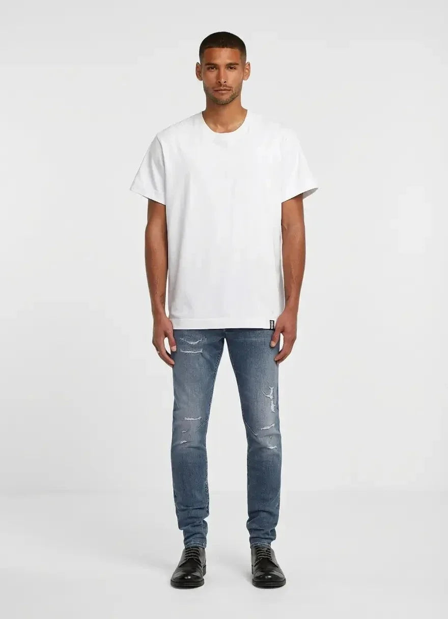 G-Star RAW D-Staq  Faded Blue Pebble Restored 3D Slim Jeans