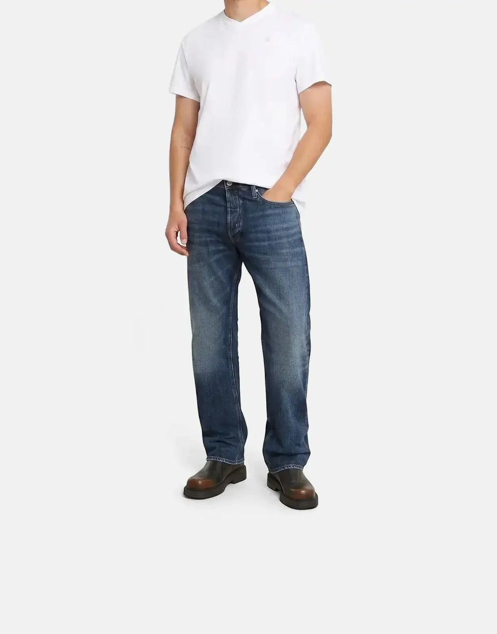 G-Star RAW Dakota Regular Straight Worn In Waterspouts Jeans