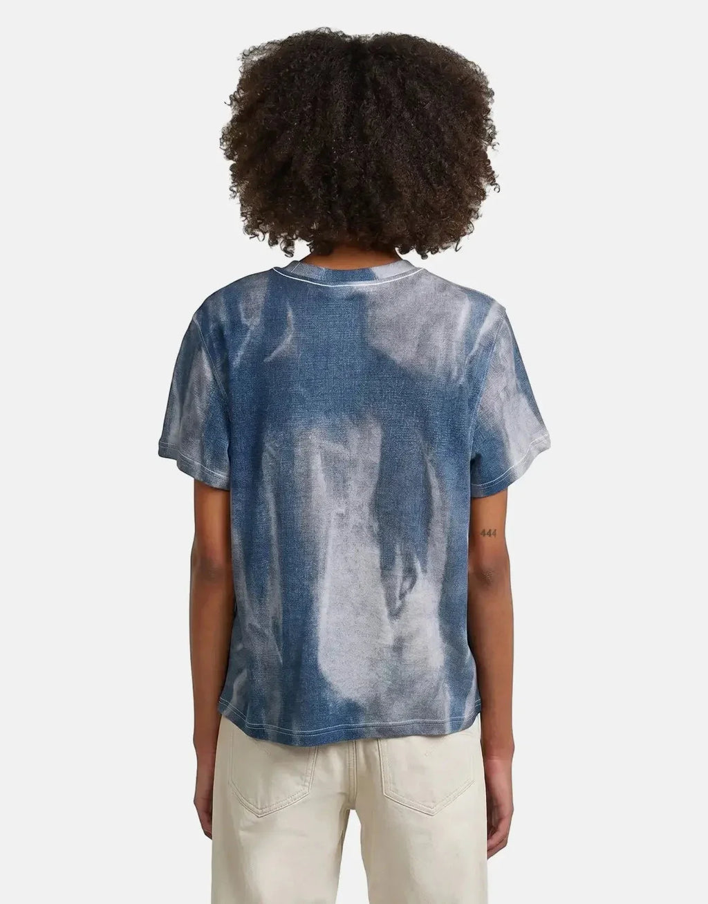 G-Star RAW Denim Print Denim Flame T-Shirt