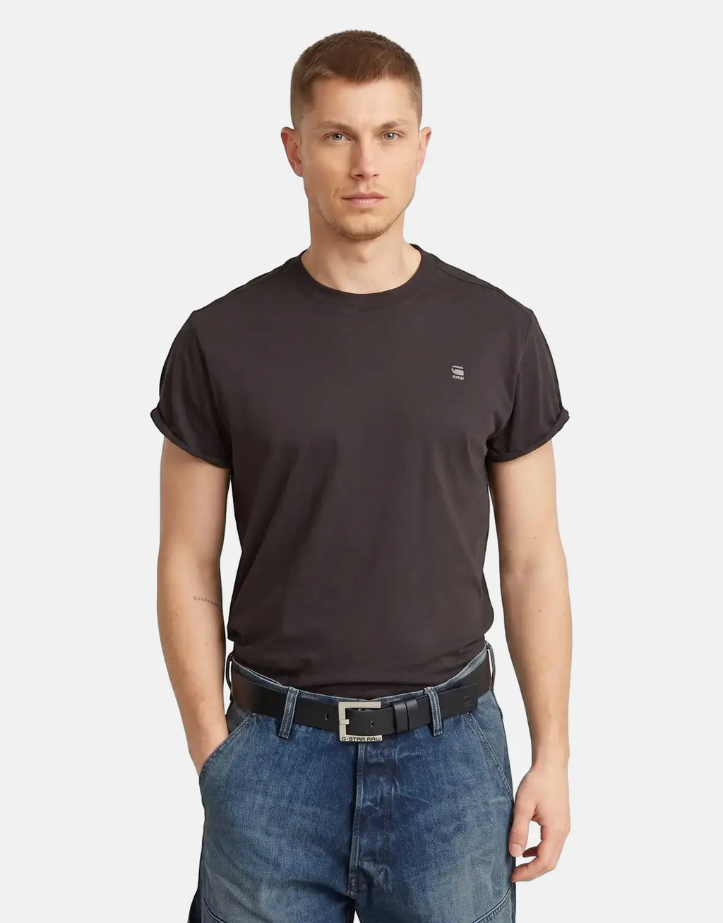 G-Star RAW Duko Black/Antic Silver Belt