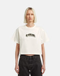 G-Star RAW Felt Logo Boxy Milk T-Shirt