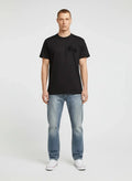 G-Star RAW Flock Back Graphic Black Loose T-Shirt