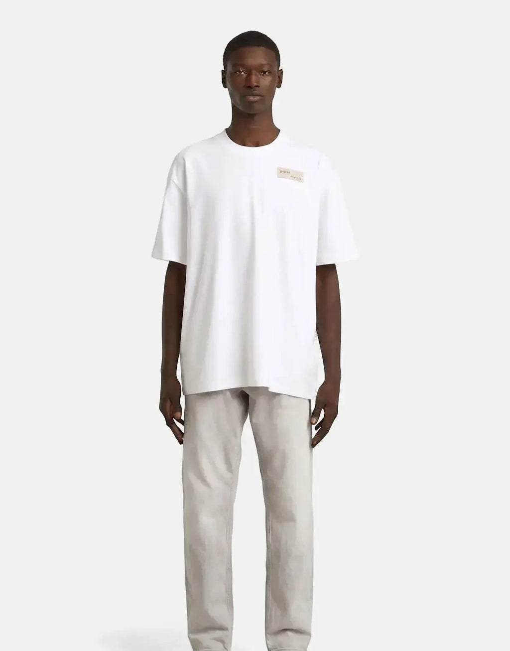 G-Star RAW HB Badge Relaxed White T-Shirt