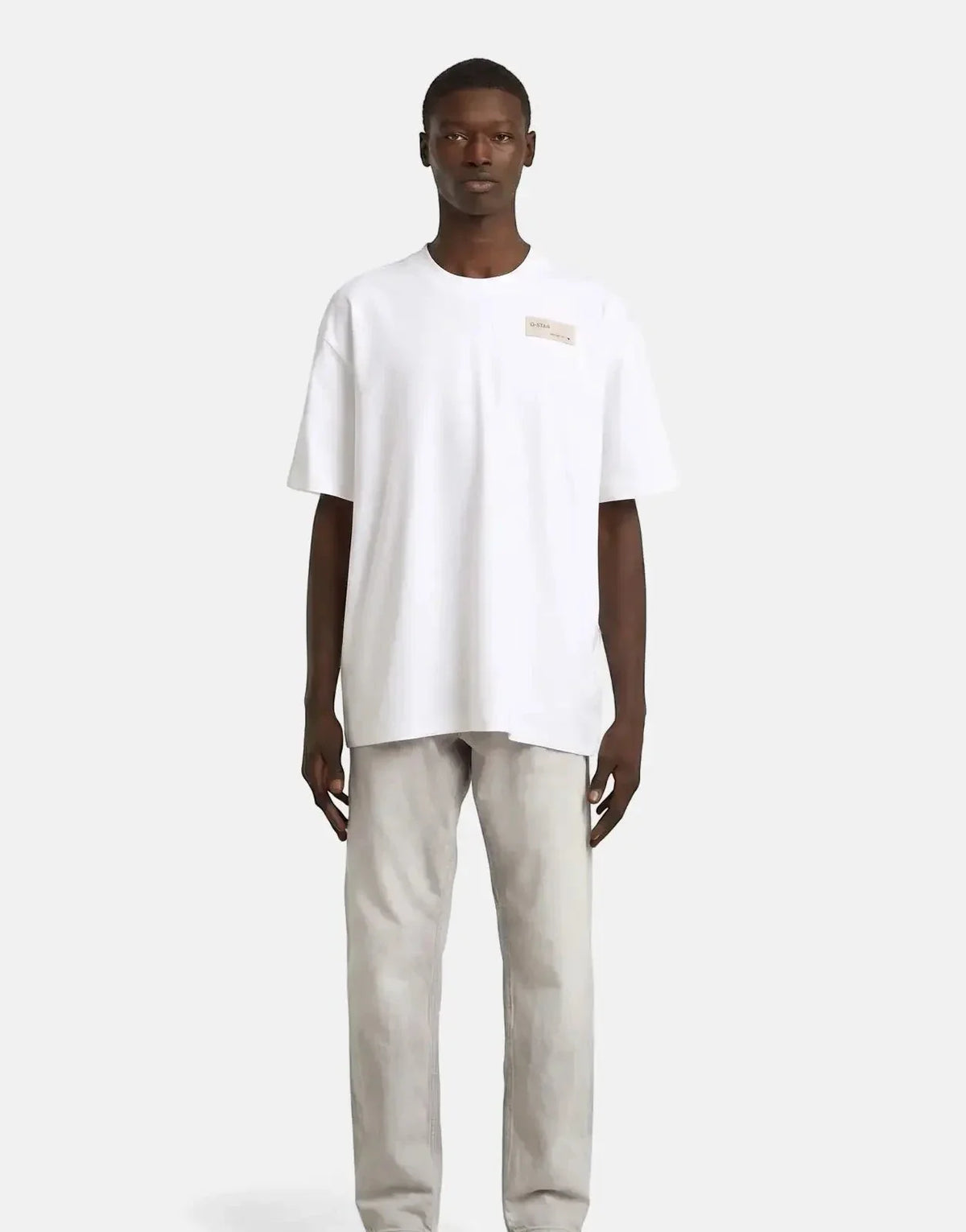 G-Star RAW HB Badge Relaxed White T-Shirt
