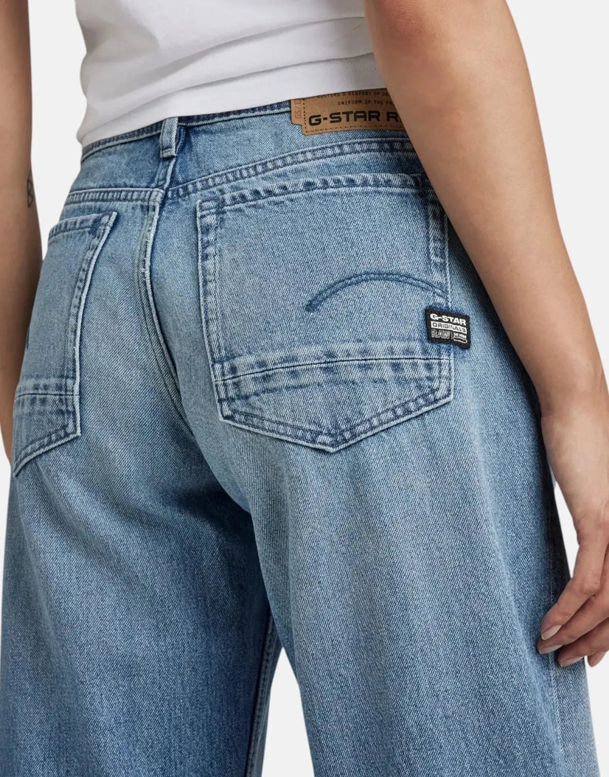 G-Star RAW Judee SunFade Airforce Loose Blue Jeans