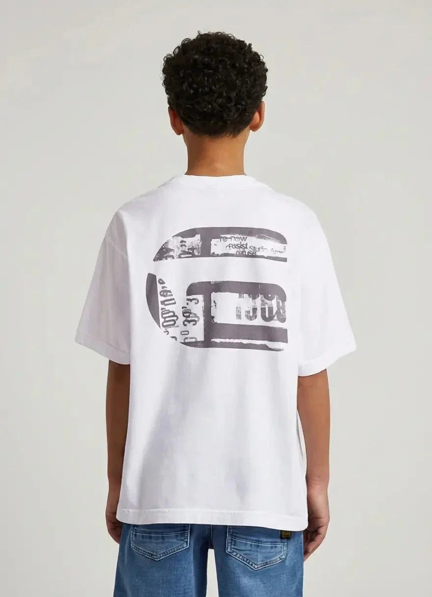 G-Star RAW Kids Oversized White T-Shirt