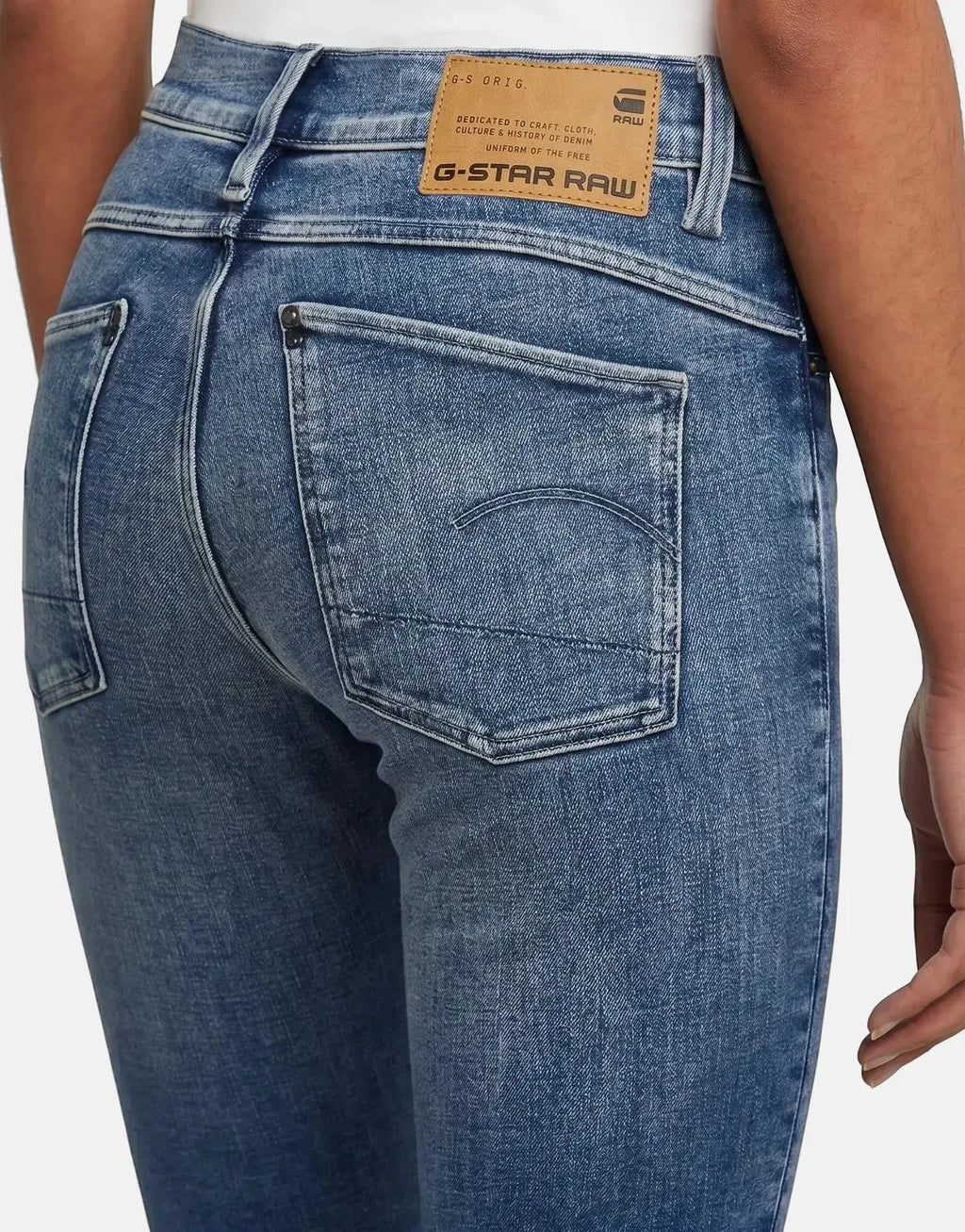 G-Star RAW Lhana Skinny Faded Cascade Jeans