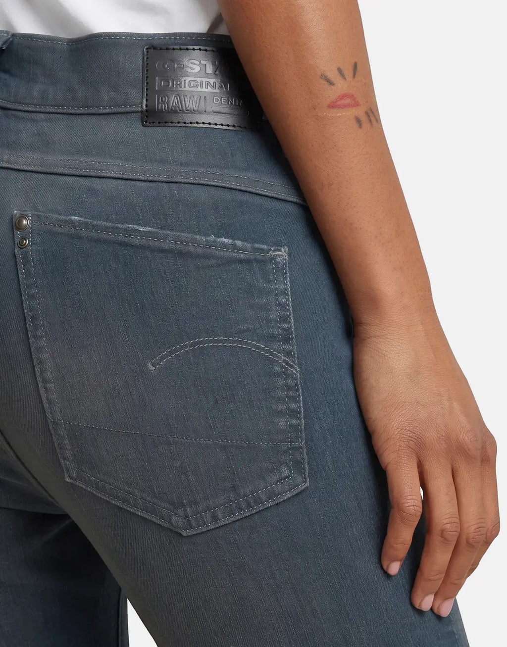 G-Star RAW Lhana Skinny Worn in Smokey Night Jeans