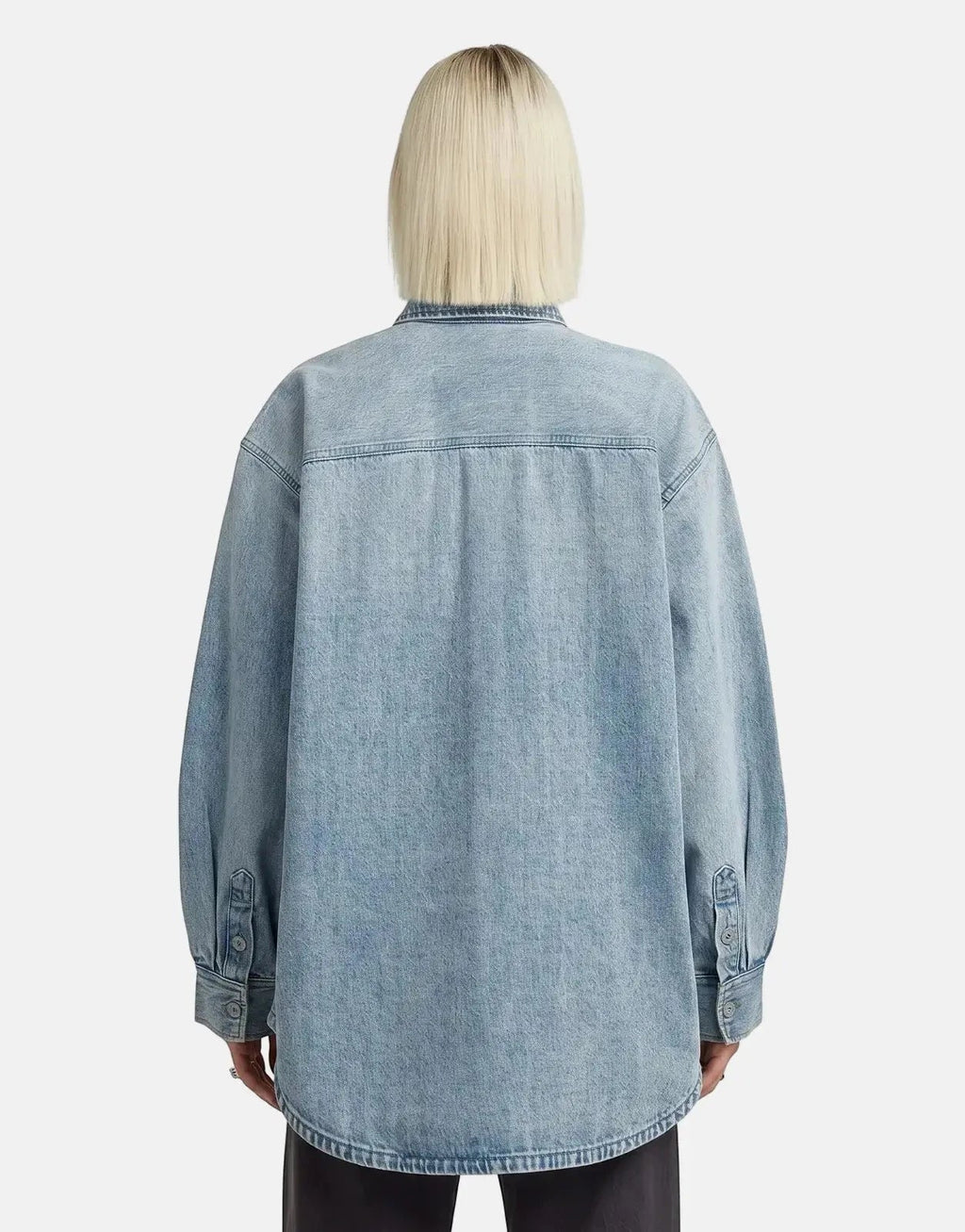 G-Star RAW Maxi 1-pkt Sun Faded Pacific Blue Overshirt